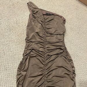 Limite scrunched mini dress